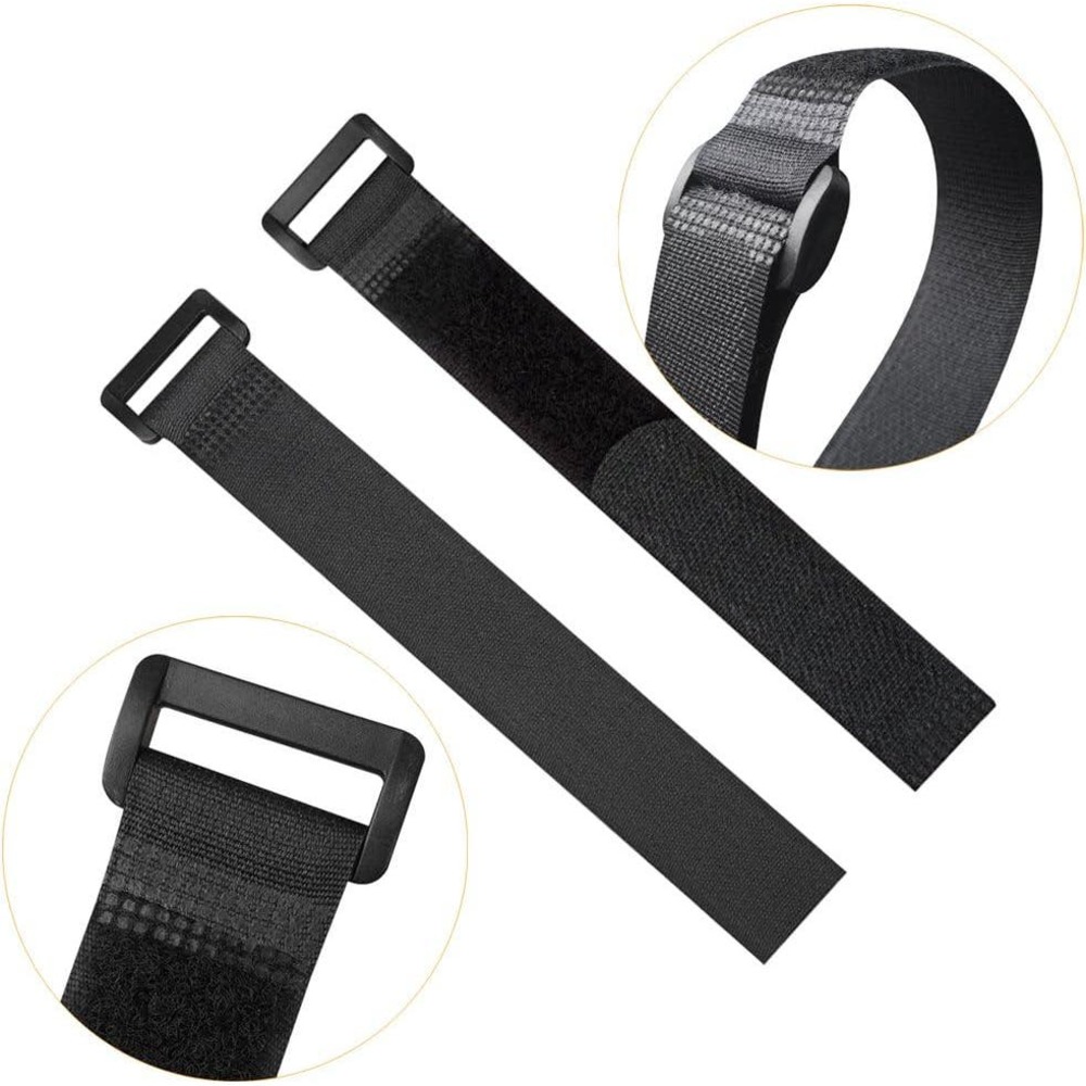Reusable Fastening Cable Straps and Cable Ties Set 20 Pack 23"x3/4"